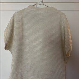 Glam Cream Cowl Neck Sweater